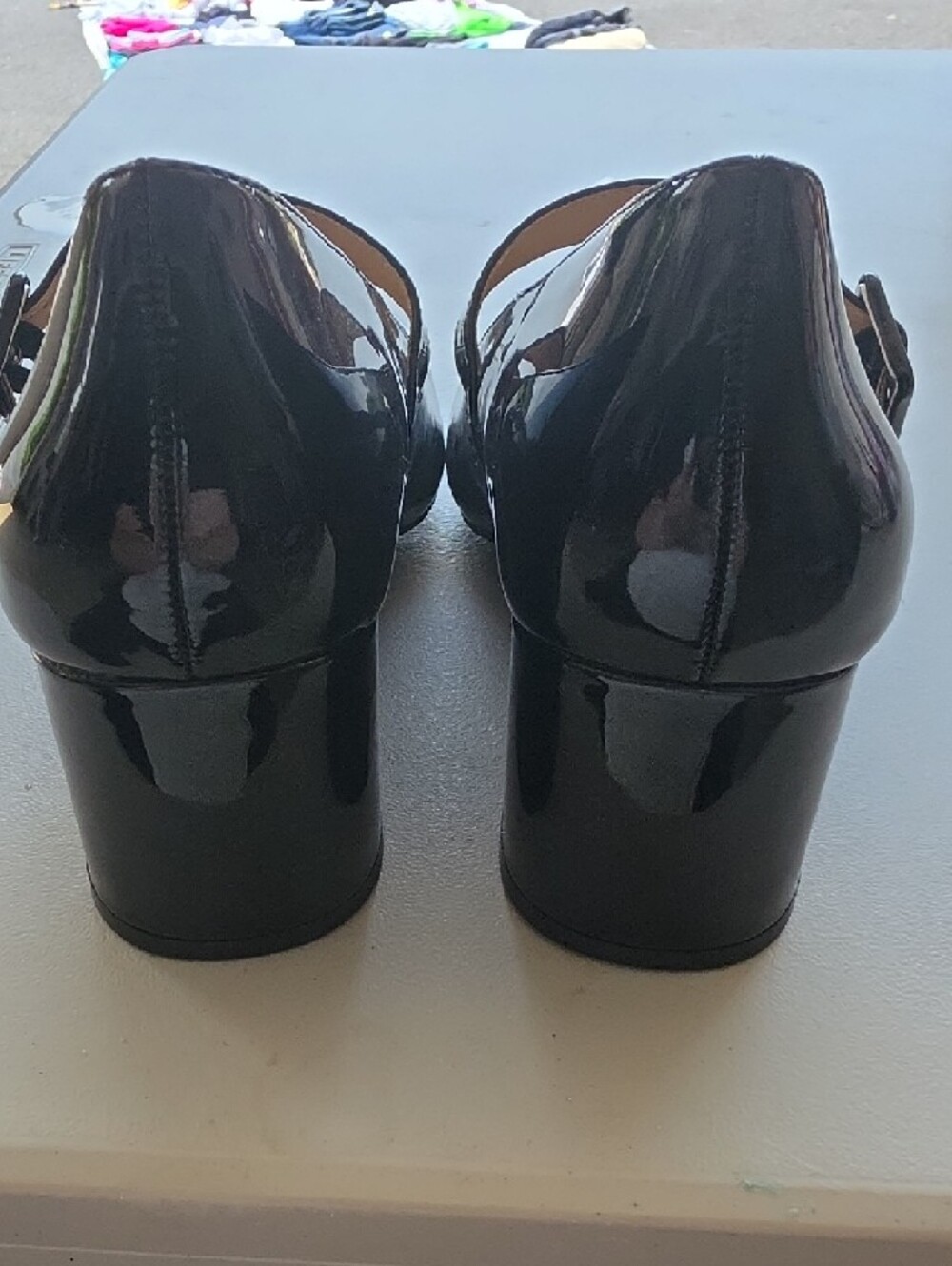 torrid Glossy Black Patent Mary Jane Flats with Buckle Strap - Picture 3 of 9
